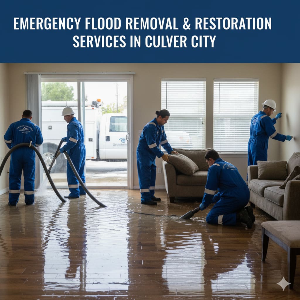 Emergency Flood Restoration & Cleanup in Culver City: Your 24/7 Water Damage Experts
