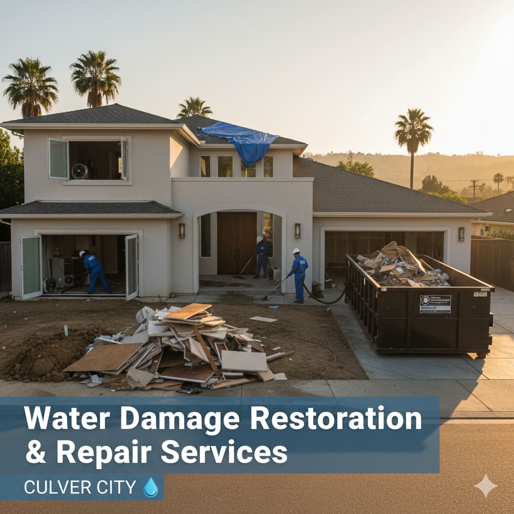  Water Damage Restoration Culver City | 24/7 Emergency Service